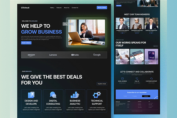 Digital Agency Website UI/UX Design
