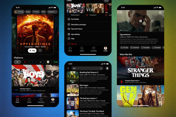 OTT Platform Mobile App UI Design
